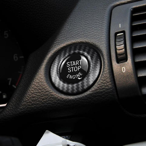 For 2004-2011 BMW E81/E87 2pcs /Set One-Key Start Button Cover Decoration
