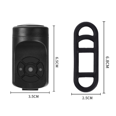 Bicycle 120db Electric Bell 4 Modes Rechargeable Cycling Anti-theft Alarm Horn, 120db