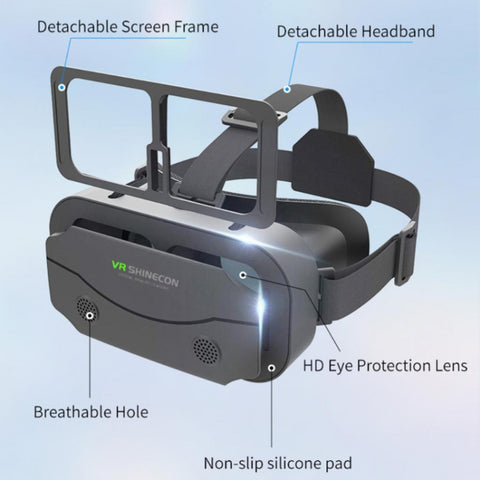 VRSHINECON G13 Virtual Reality VR Glasses Mobile Phone Movie Game 3D Digital Glasses, G13