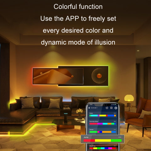 WIFI Wireless Symphony Light Bar Music Smart APP 2.4G Controller, Single Head, Double Head
