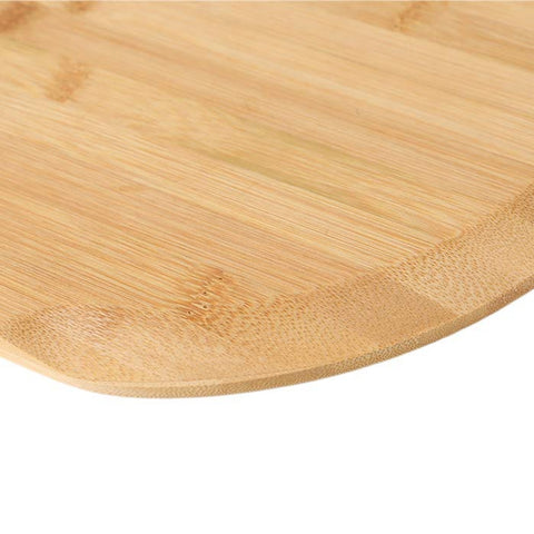 Bamboo Pizza Paddle Cheese Steak Baking Serving Tray Cutting Chopping Board, 38.5x29.5x1cm