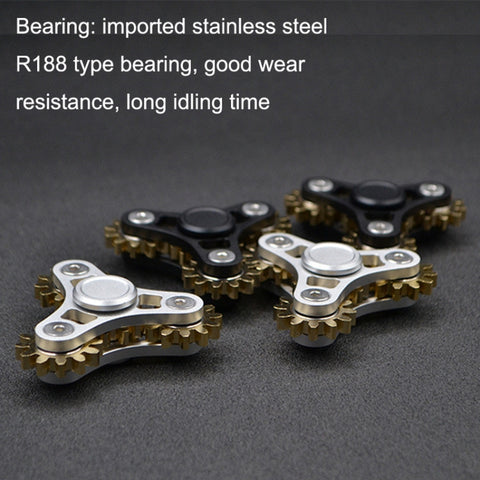 Linkage Fidget Spinner Decompression Toy, Four Gear(Silver), Four Gear(Black), Four Gear Upgraded Version(Black), Four Gear Upgraded Version(Silver), Four Gear Upgraded Version Ink(Blue)