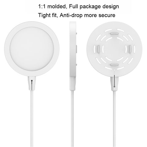 5pcs CP06 Magsafe Wireless Charger Silicone Protective Case, CP06 Grey, CP06 Black, CP06 White, CP06 Pink
