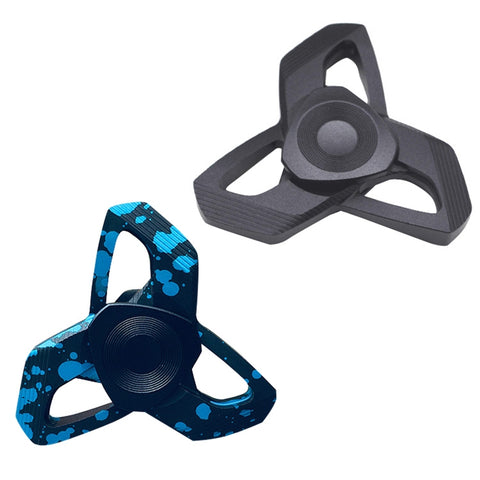 CKFSL Fingertip Gyroscopy EDC Hand Spinner Metal Stress Relief Toys, CKFSL(Black), CKFSL(Blue Spots)