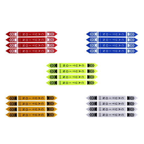 5sets Car Opening Door Anti-Collision Safety Warning Reflector, 5sets Diamond Red, 5sets Diamond Blue, 5sets Diamond Yellow, 5sets Fluorescent Green, 5sets Diamond White
