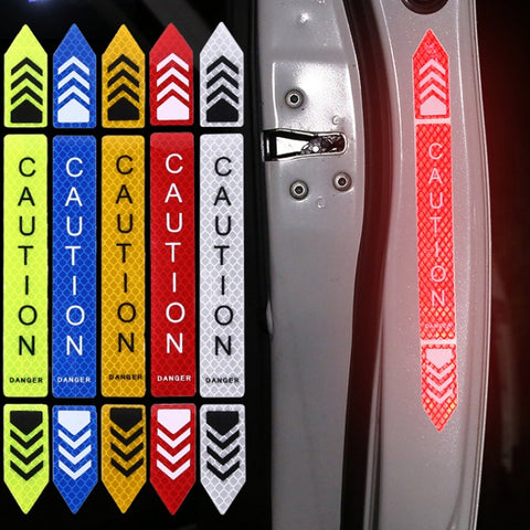 5sets Car Opening Door Anti-Collision Safety Warning Reflector, 5sets Diamond Red, 5sets Diamond Blue, 5sets Diamond Yellow, 5sets Fluorescent Green, 5sets Diamond White