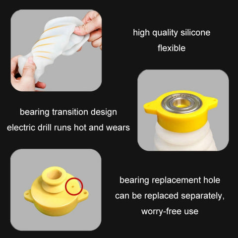 Household Improvement Impact Electric Drill Dust Cover, 160mm