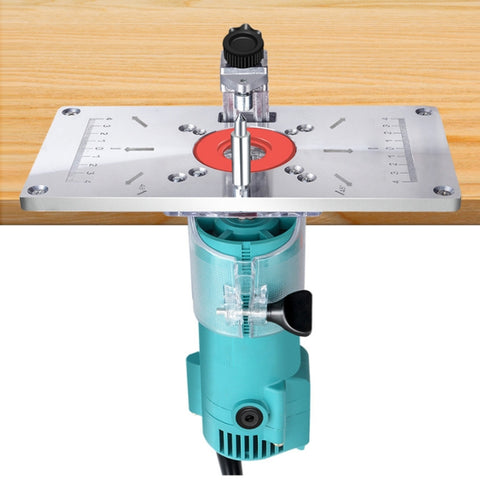 Woodworking Engraving Machine Slotted Flip Board, Red, Black