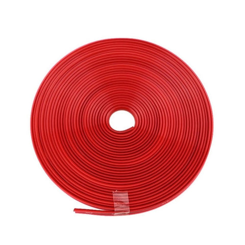 8m/roll Car Wheel General Sticker Modified Protection Sticker Anti-collision Strip, 1roll Green, 1roll Orange, 1roll Gray, 1roll White, 1roll Black, 1roll Red, 1roll Yellow, 1roll Pink, 1roll Purple, 1roll Blue