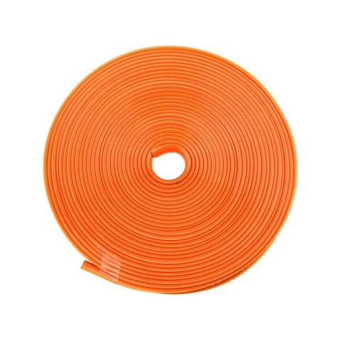 8m/roll Car Wheel General Sticker Modified Protection Sticker Anti-collision Strip, 1roll Green, 1roll Orange, 1roll Gray, 1roll White, 1roll Black, 1roll Red, 1roll Yellow, 1roll Pink, 1roll Purple, 1roll Blue