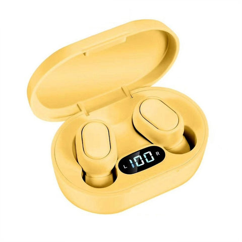 E7s Digital Sports Waterproof TWS Bluetooth 5.0 In-Ear Headphones, E7s (Black), E7s (White), E7s (Yellow), E7s (Blue), E7s (Pink), E7s (Green)