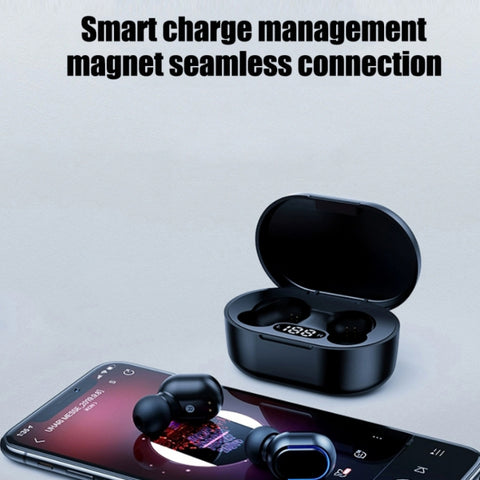E7s Digital Sports Waterproof TWS Bluetooth 5.0 In-Ear Headphones, E7s (Black), E7s (White), E7s (Yellow), E7s (Blue), E7s (Pink), E7s (Green)