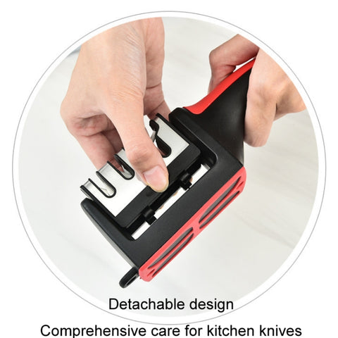 LsCook Kitchen Multifunctional Hangable Multi-segment Handheld Knife Sharpener, Specification: 3 Stage, 3 Stage, 4 Stage