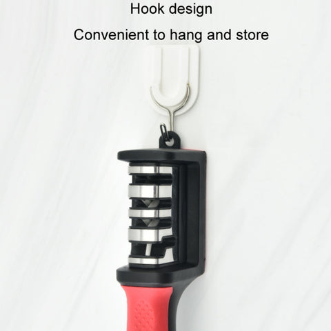 LsCook Kitchen Multifunctional Hangable Multi-segment Handheld Knife Sharpener, Specification: 3 Stage, 3 Stage, 4 Stage