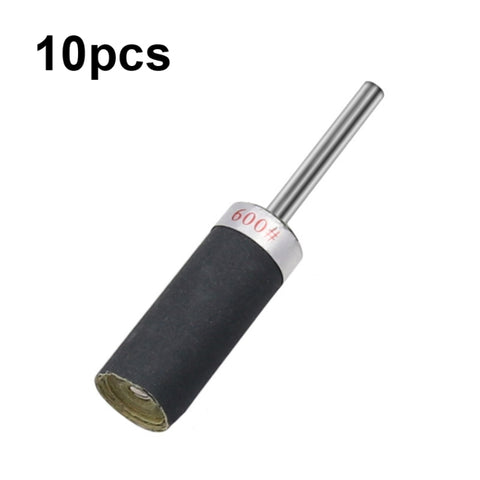 10pcs 3mm Handle Mirror Polishing Paper Stick, Mesh:, 180, 240, 320, 400, 600, 800, 1000, 1200, 1500, 2000