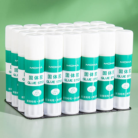 12pcs 15g MOKA Solid Glue Student Stationery Children Handmade Solid Glue Stick, 24pcs 8g, 12pcs 15g, 12pcs 21g, 12pcs 36g