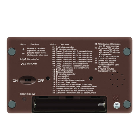 LEAP PQ9903A Chess Clock International Chess Go Clock, PQ9903A
