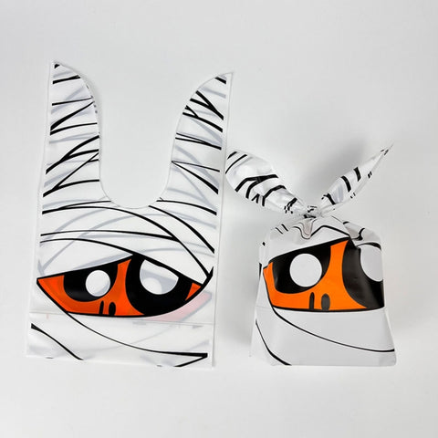 50pcs /Pack Halloween Packaging Bags Candy Snacks Treat Bags, 13.5x22cm
