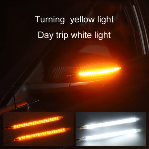Car Rearview Mirror Decoration LED Streamer Turn Signal, Length： 14cm A Pair, 14cm A Pair, 18cm A Pair