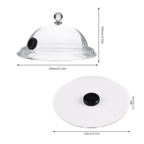 Cocktail Acrylic Smoker Hood Kitchen Cooking Hood, Smoker Hood