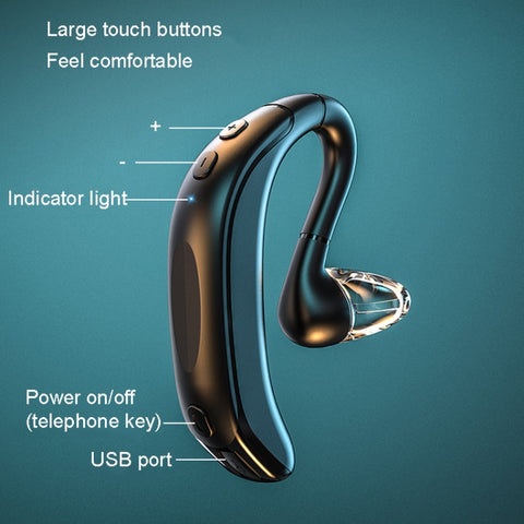 M-800 Left and Right Rotation Business Stereo Bluetooth Earphone, M-800 White, M-800 Black, M-800 Blue, M-800 Grey, M-800 Skin Color