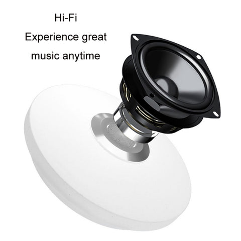 Remote Control Bluetooth LED Ceiling Lamp RGB Music Rhythm Color Changing Lamp, 33cm