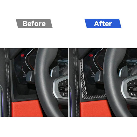 For 2019-2024 BMW 8 Series G14 2pcs /Set Right-hand Drive Instrument Both Sides Decorative Stickers, Right-hand Drive