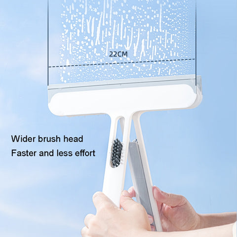 4 In 1 Glass Cleaning Water Wiper Mirror Scraper, 4 In 1