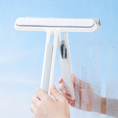 4 In 1 Glass Cleaning Water Wiper Mirror Scraper, 4 In 1
