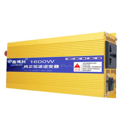 XINBOKE High Power Household Car Sine Wave Inverter, 12V 1600W To 220V 800W(Single Display), 24V 1600W To 220V 800W(Single Display), 48V 1600W To 220V 800W(Single Display), 60V 1600W To 220V 800W(Single Display), 72V 1600W To 220V 800W(Single Display) ...
