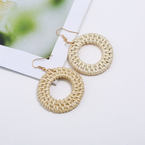 Bamboo Vine Handmade Woven Earrings Bosomia Style Earrings, E2002-1 Ear Hook Circle, E2002-2 Black Frame, E2002-3 Yellow Frame, E2002-4 Blue Frame, E2002-5 Knock Pattern Circle, E2002-6 Knock Pattern Deep Cake, E2002-7 Knock Pattern Water Drop         ...