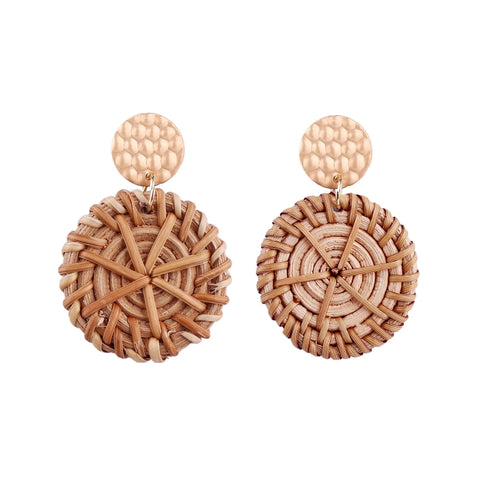 Bamboo Vine Handmade Woven Earrings Bosomia Style Earrings, E2002-1 Ear Hook Circle, E2002-2 Black Frame, E2002-3 Yellow Frame, E2002-4 Blue Frame, E2002-5 Knock Pattern Circle, E2002-6 Knock Pattern Deep Cake, E2002-7 Knock Pattern Water Drop         ...