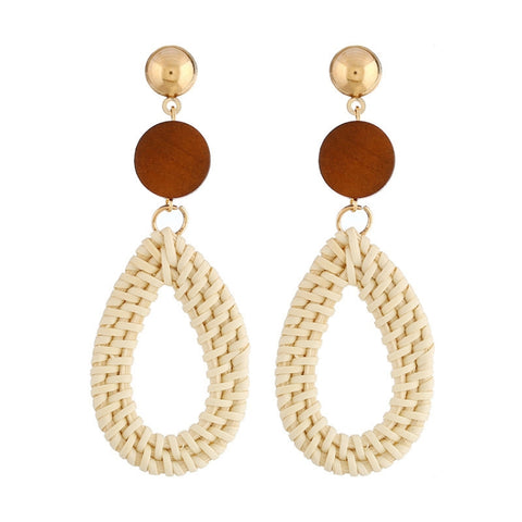Bamboo Vine Handmade Woven Earrings Bosomia Style Earrings, E2002-1 Ear Hook Circle, E2002-2 Black Frame, E2002-3 Yellow Frame, E2002-4 Blue Frame, E2002-5 Knock Pattern Circle, E2002-6 Knock Pattern Deep Cake, E2002-7 Knock Pattern Water Drop         ...