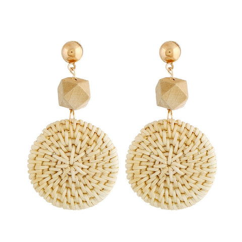 Bamboo Vine Handmade Woven Earrings Bosomia Style Earrings, E2002-1 Ear Hook Circle, E2002-2 Black Frame, E2002-3 Yellow Frame, E2002-4 Blue Frame, E2002-5 Knock Pattern Circle, E2002-6 Knock Pattern Deep Cake, E2002-7 Knock Pattern Water Drop         ...