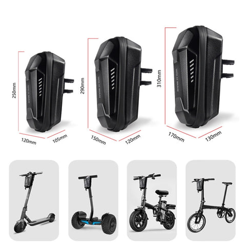 WILD MAN  ES8X Electric Scooter Bicycle Fast Disassembly Hanging Bag EVA Hard Shell Bag, Fast Disassembly 2L, Fast Disassembly 3L, Fast Disassembly 4L