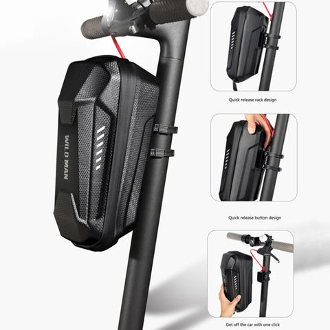 WILD MAN  ES8X Electric Scooter Bicycle Fast Disassembly Hanging Bag EVA Hard Shell Bag, Fast Disassembly 2L, Fast Disassembly 3L, Fast Disassembly 4L