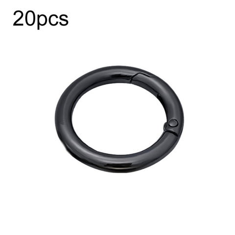 20pcs Zinc Alloy Spring Ring Metal Open Bag Webbing Keychain, 3 Points Silver, 4 Points Silver, 3 Points Light Gold, 1 inch Light Gold, 3 Point Black, 1 inch Black, 1 inch Silver, 4 Points Black, Inch 2 Light Gold, Inch 2 Silver, 5 Points Light Gold   ...