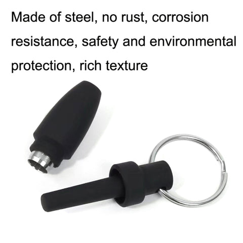 2pcs Stainless Steel Knife Blade Cigar Drill Portable Cigar Puncher, Cigar Puncher