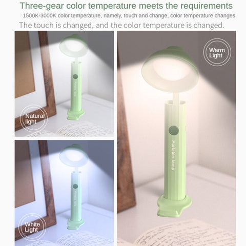 Folding Flashlight Desk Lamp USB Charging Student Dorm Night Light