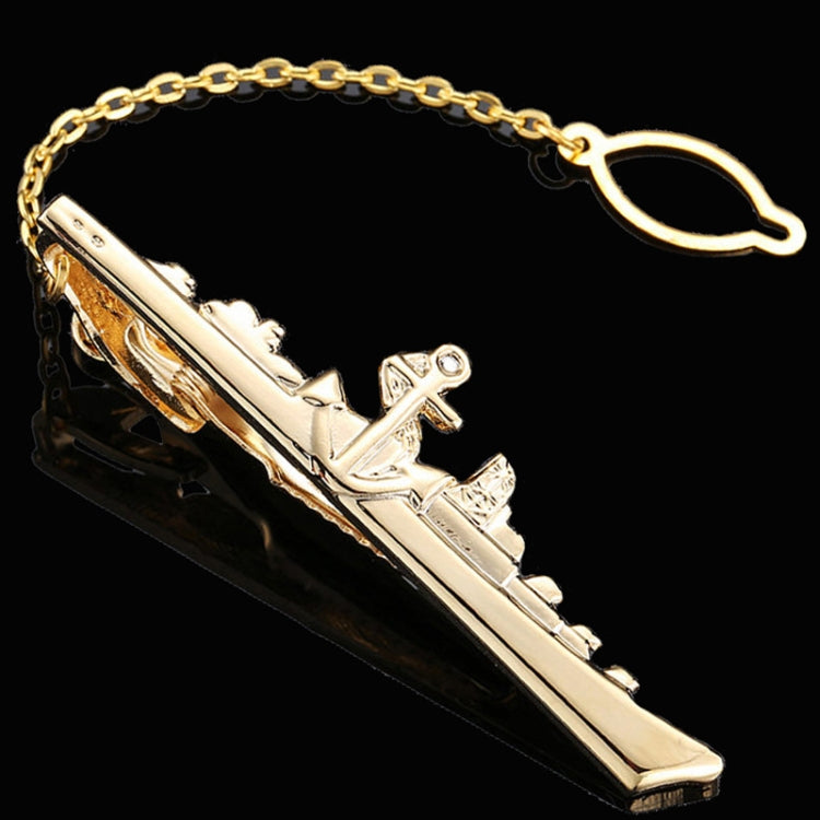 Men Business Formal Wedding Tie Clips, Color: Gold Trumpet, Gold Ship, Gold Trumpet, Gold Treble Symbol, Gold Aircraft, Silver Black, Red Trapezoidal, Red S Shape, Black S Shaped, Silver Treble Symbol, Silver Golf, Silver Wings, Gold Wings             ...