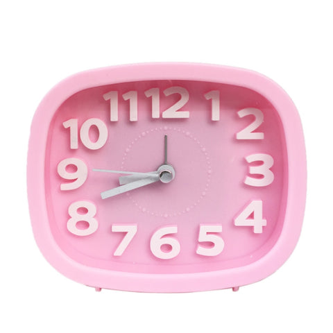 Square Candy Color Stereo Digital Silent Alarm Clock Children Student Alarm Clock, Square (Red), Square (Green), Square (Blue), Square (Black), Square (Pink)