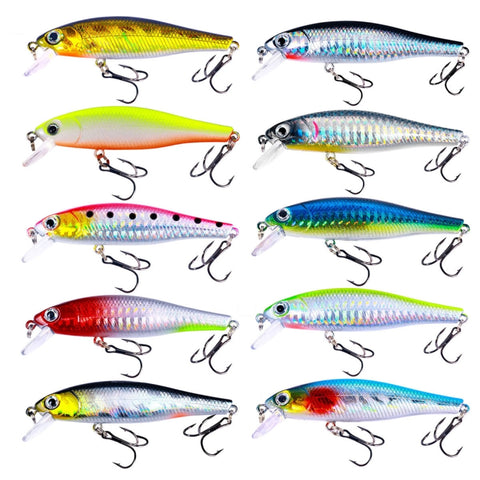 HENGJIA MI160 8.8cm 9g Floating Water Minno Fake Bait, 1, 2, 3, 4, 5, 6, 7, 8, 9, 10, 10 Colors, 10 Color Boxed