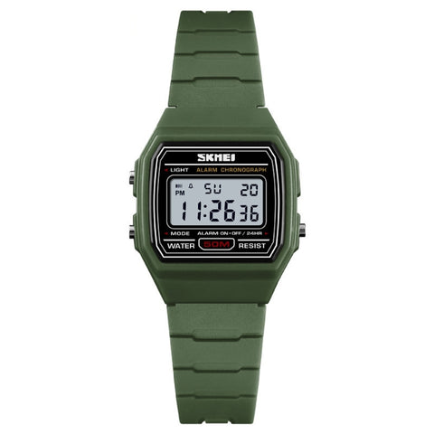 SKMEI 1460 Children Luminous Multifunctional Waterproof Thin Sports Watch