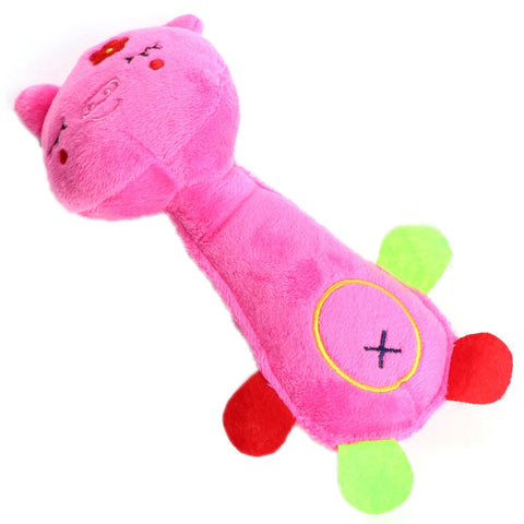 Dog Toys Plush Sound Toys Bite Resistant Teething Dog Supplies, Monkey, Pig, Deer