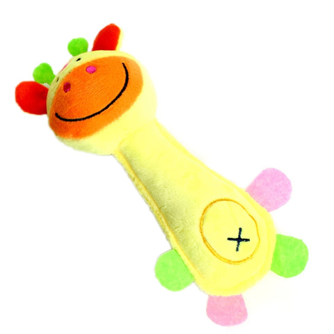 Dog Toys Plush Sound Toys Bite Resistant Teething Dog Supplies, Monkey, Pig, Deer
