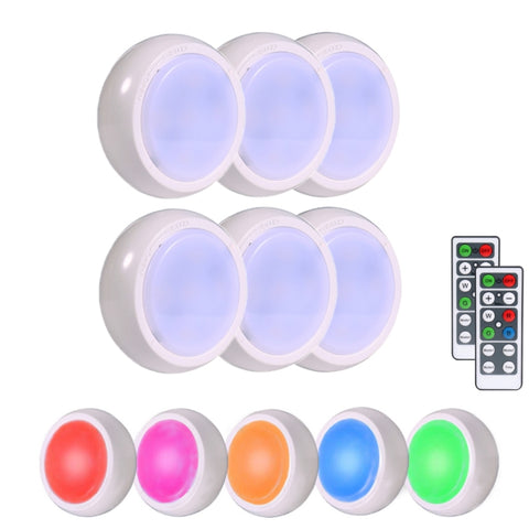 Ambience Pat Light Bedside Eye Protection Night Light, White Light Battery, RGBW Color Light Battery, RGBW Color Light Charging
