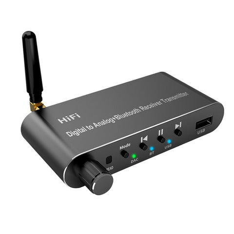 5.1 Bluetooth Optical Fiber Coaxial USB Receiver Transmitter With Remote Control, A05
