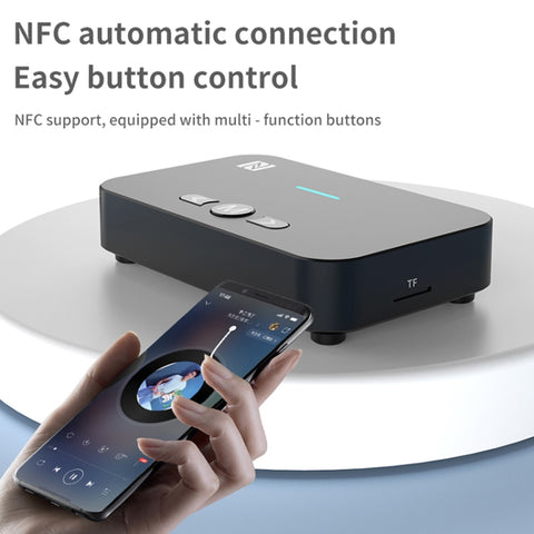 A2 NFC 5.1 Bluetooth U Disk/TF Card/AUX/RCA Receiving Transmitter, A2