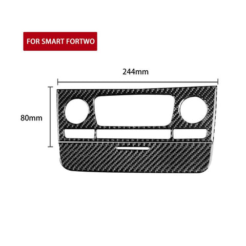 For 2011-2015 Benz Smart Fortwo 2pcs /Set CD Panel Stickers