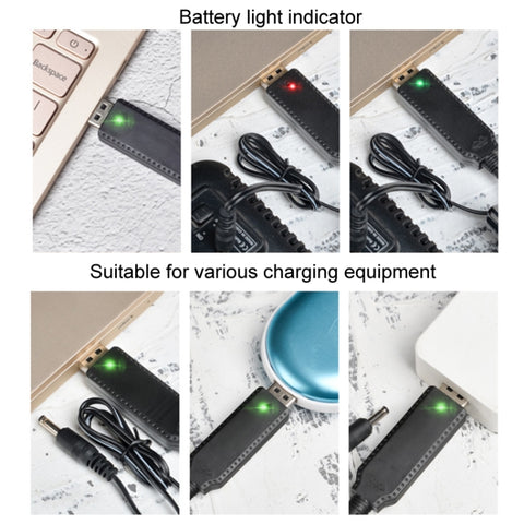 10pcs 3.7V IC Circuit Protection Lithium Battery USB Straight Head Charging Cable, 2.0mm, 2.5mm, 3.5mm, 5.5mm